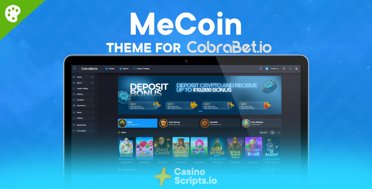 MeCoin - Premium Theme For CobraBet