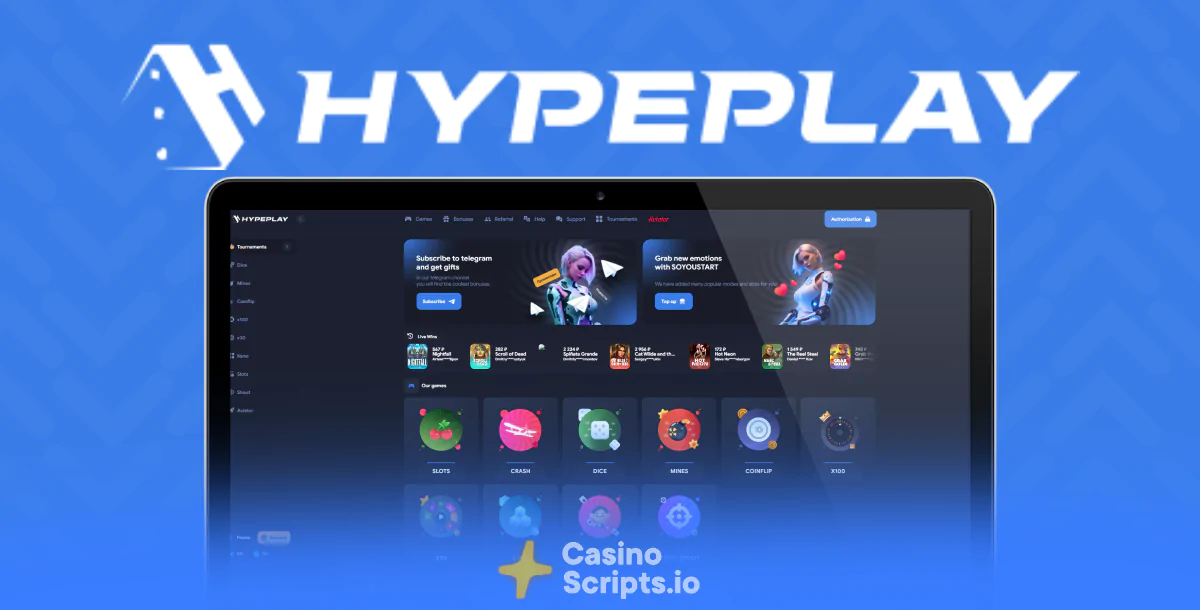 Hypeplay - Ultimate Online Gaming Platform
