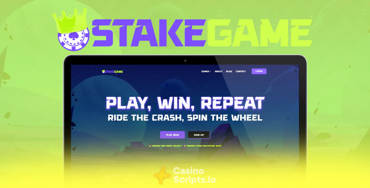 StakeGame - The Ultimate Online Gaming Platform