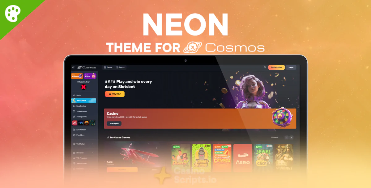 Neon - Premium Theme For Cosmos Casino